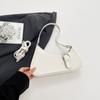 French Style Underarm Bag 2026 New Summer Chic Lady Shoulder Bag Solid Pu Leather Lady Handbag Totes Shopper Purse Red Clutches