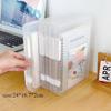 File Storage Box Transparent Double Buckle Plastic Archive Box Waterproof Dustproof Visa Graduation Certificate Information Box