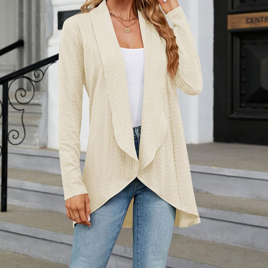 JKASHDK Moda damă ocazional cu imprimeu de culoare uni cu mâneci lungi largi Bluze și cămăși