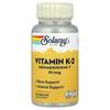 Solaray Vitamin K-2 Menaquinone-7 50mcg Veg Capsules 60 Tablets 5 Pcs