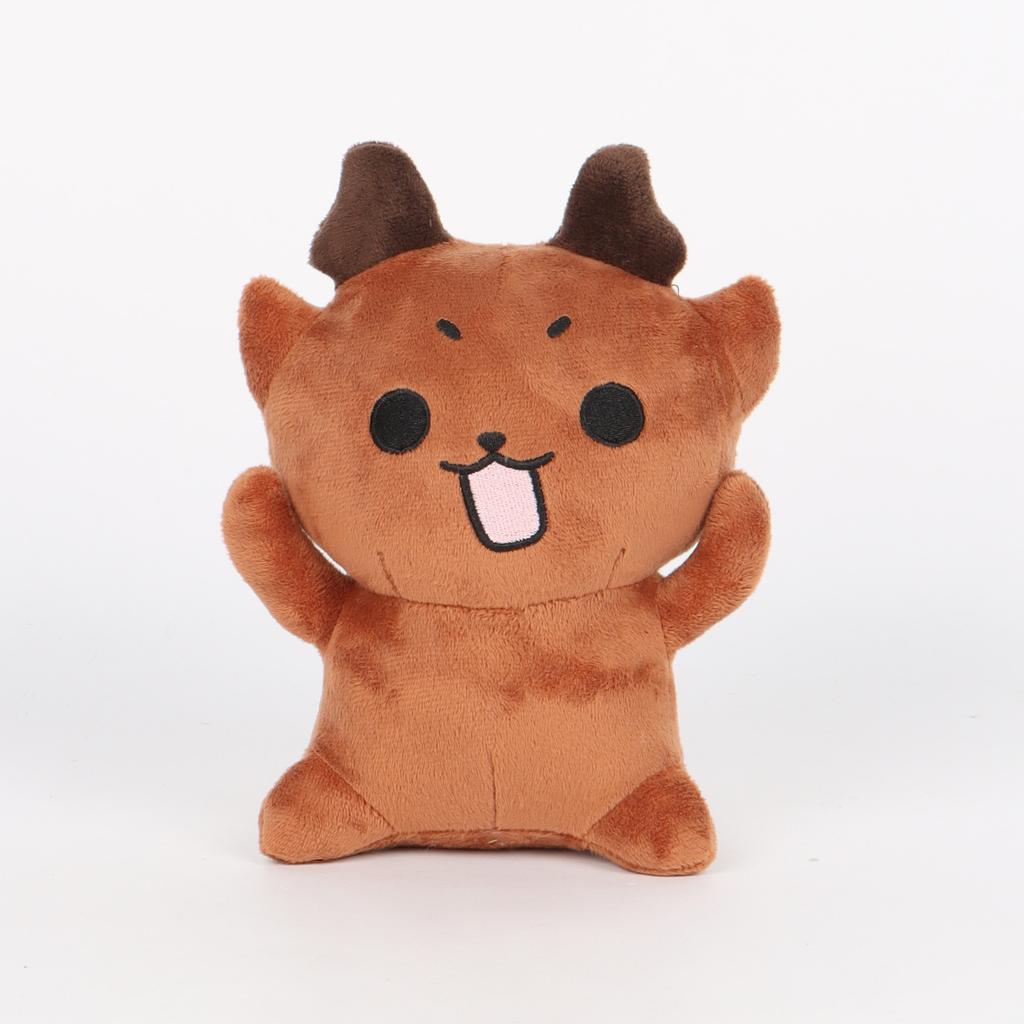 25cm 99 Nights In The Forest Plush Toys Game Brown Haired Man Black Cothed Elk Deer Stuffed Doll Plushie Pillow Christmas Gifts