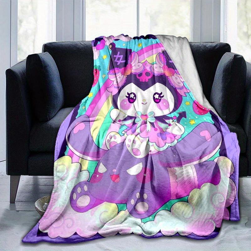 1pc. Cute Kawaii Cat Print Blanket - Perfect for Home, Office, Outdoor Use, Gift Idea, Suitable for All Seasonsz041757