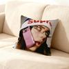 B-BillieS Singer Pillow Case For Sofa Decor Car Office Room Printing Cushion Cover Decorations and Protector