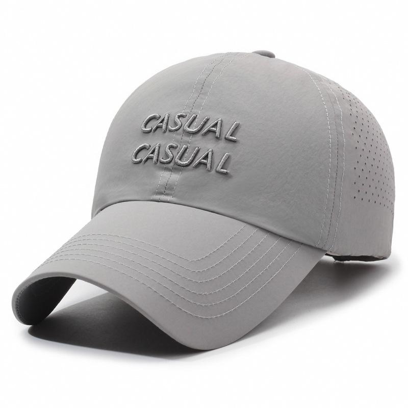 Spring Summer Quick-Drying Sunshade Baseball Cap Letters for Men Women Outdoor Sports Breathable Sunscreen Cap