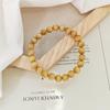 Natural Tiger'S Eye Stone Bracelet Loose Beads Yellow Tiger'S Eye Stone Crystal Bracelet Women'S Beaded Round Beads Cat'S Eye Hair