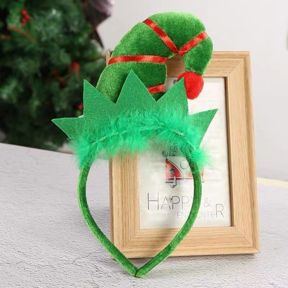 1 Pcs Christmas Elf Hat Headband for Children's Day Birthday Masquerade Christmas Carnival Kindergarten Party Gift Decoration