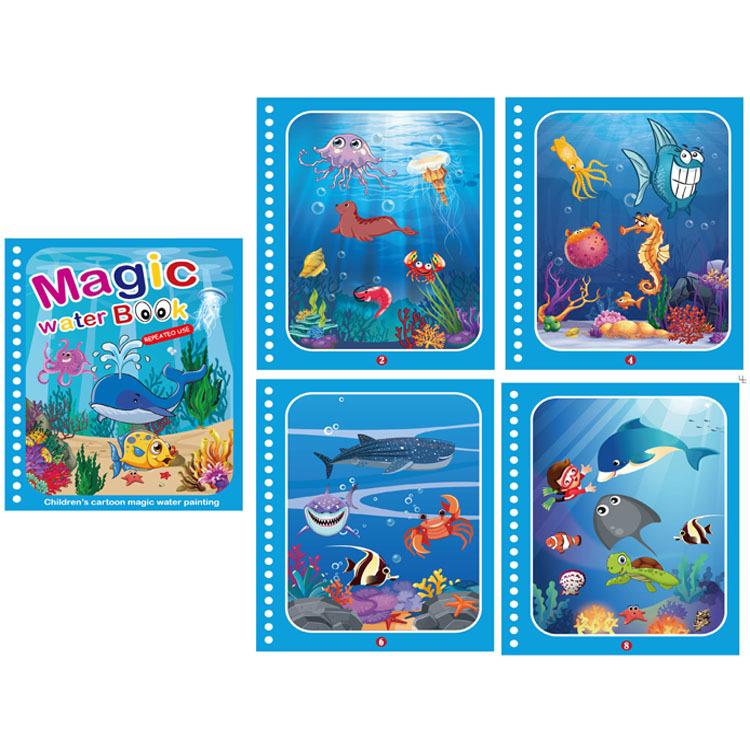 Kids New Magic Water Drawing Books Coloring Books Painting Toys For Kids Birthday Christmas New Year Gift For Boys And Girls