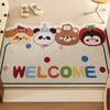 Cartoon Welcome Door Mat - Dirt-Resistant, Easy-Clean Foot Pad