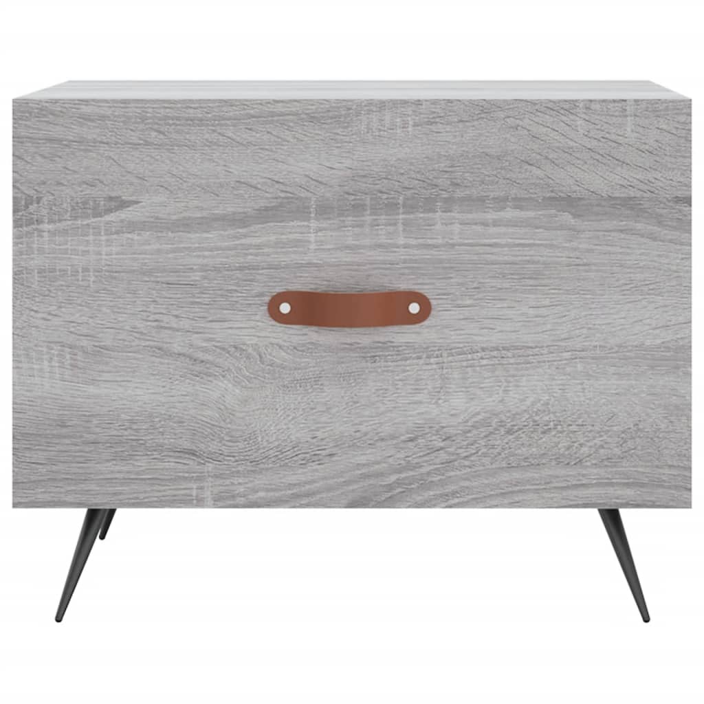  Coffee Table, Grey Sonoma Oak, 50x50x40 Cm