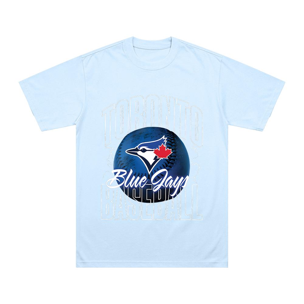 

Fanatics Blue Jays Tee Blue Jays Fan Gift T-shirt Unisex Short Sleeve Tops Summer Cotton Breathable Sportswear Clothes M світло-синій колір