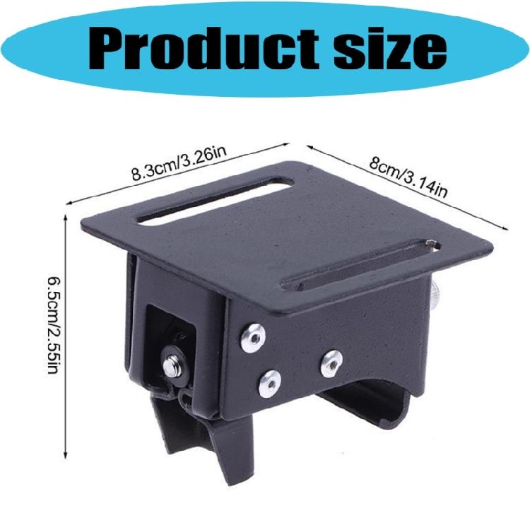 Multipurpose Roof Rack Shovel Mount Metal Rubber Clamp Quick Releasing Bracket Car Accessories Installation Equipment
