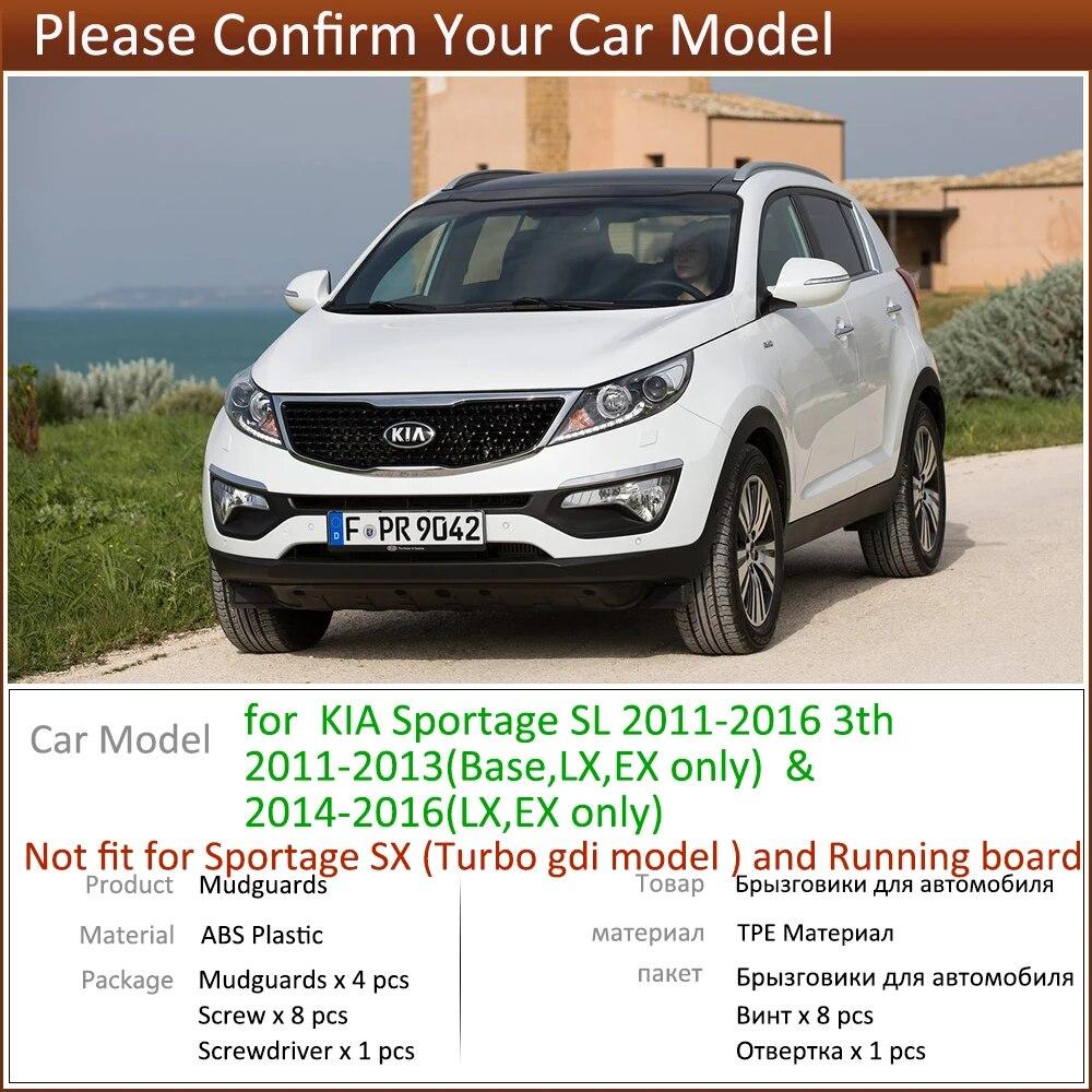 Auto-Schmutzfänger, für Kia Sportage SL 2011 2012 2013 2014 2015 2016, Schmutzfänger, Spritzschutz, Kotflügel, Kotflügel, Schmutzfänger, Zubehör