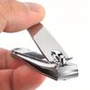 [Classic Nail Clipper] Single-Pack Large Stainless Steel Nail Clipper with File | Classic Style, Flat Blade Edge, Non-Foldable