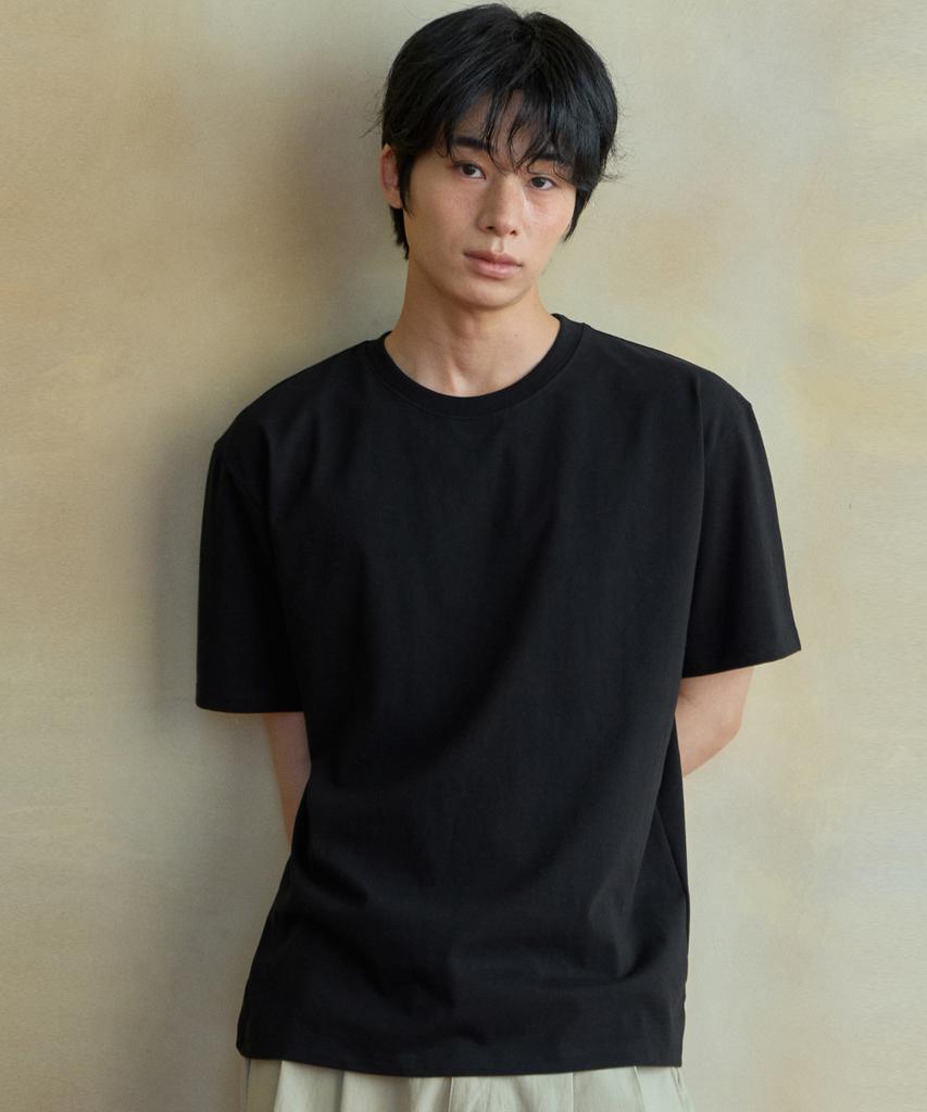 Wednesday Oasis [Atelier Standard] Half Round T-Shirt_Black(Wb6Tp43)