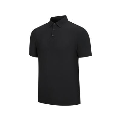 Solid Color Pullover Polo Shirt Men Tops SA2269SP42L-BK001