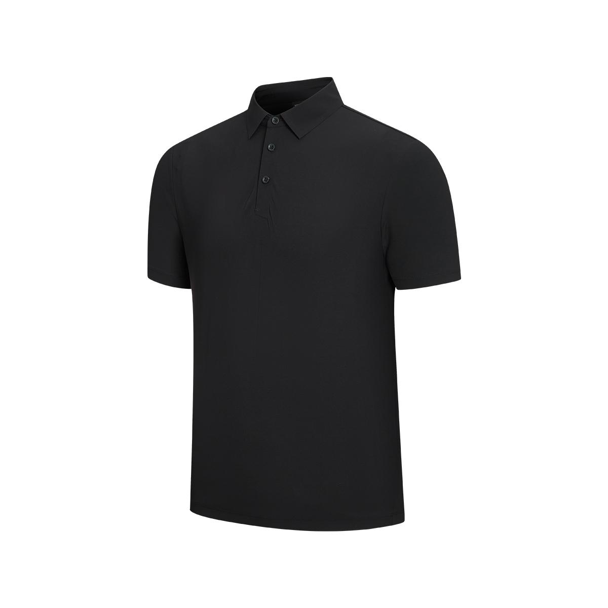 

Saucony Solid Color Pullover Polo Shirt Men tops SA2269SP42L-BK001 L