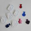 Set of 5 Multi Bottle Design Silicone Mold For Resin Crafts Fondant Jewelry Making Easy Release Reusable Food Grade