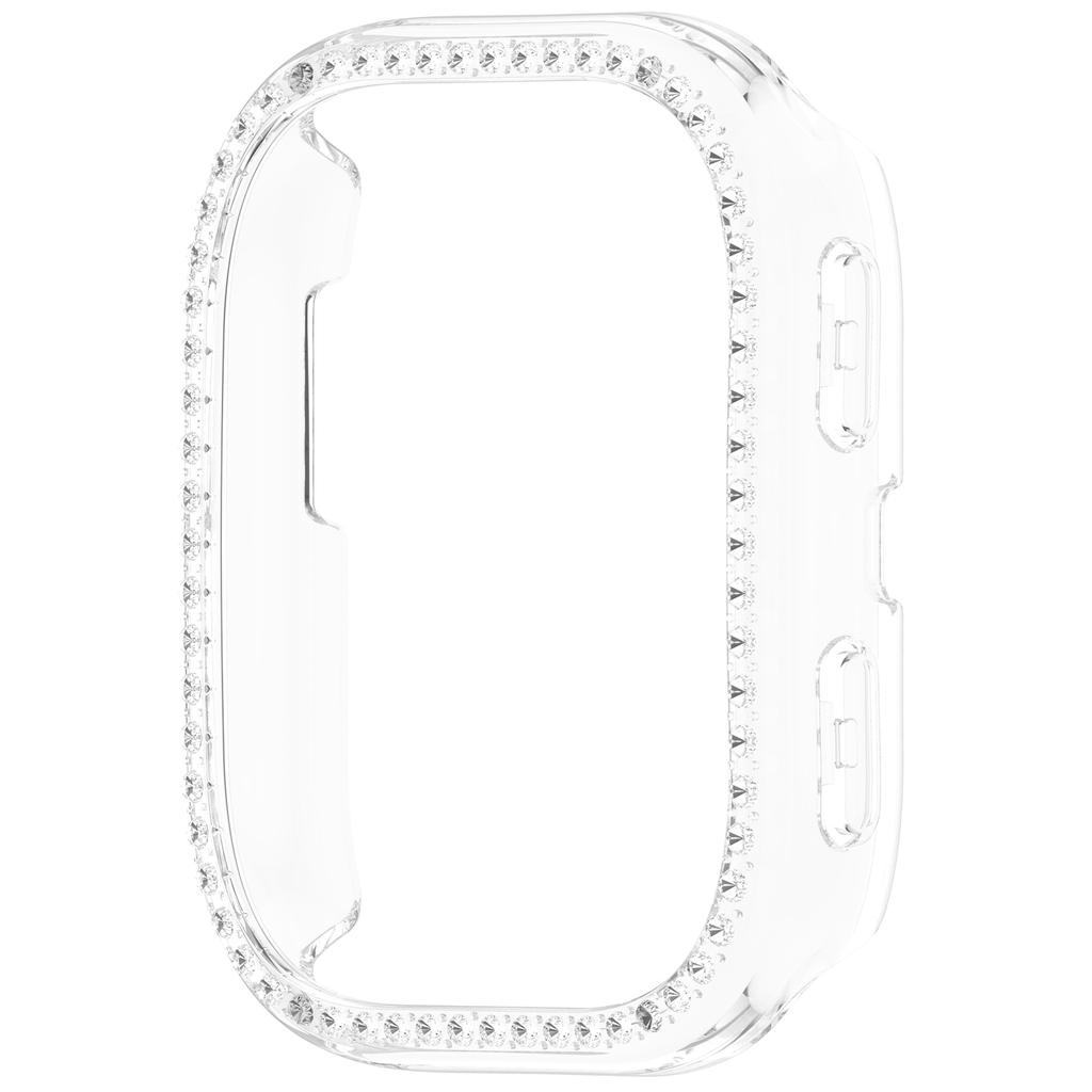 Für Huami Amazfit Bip 6 (A2435) Transparente Uhrenhülle Strass Dekoratives Hohldesign PC Uhrenabdeckung
