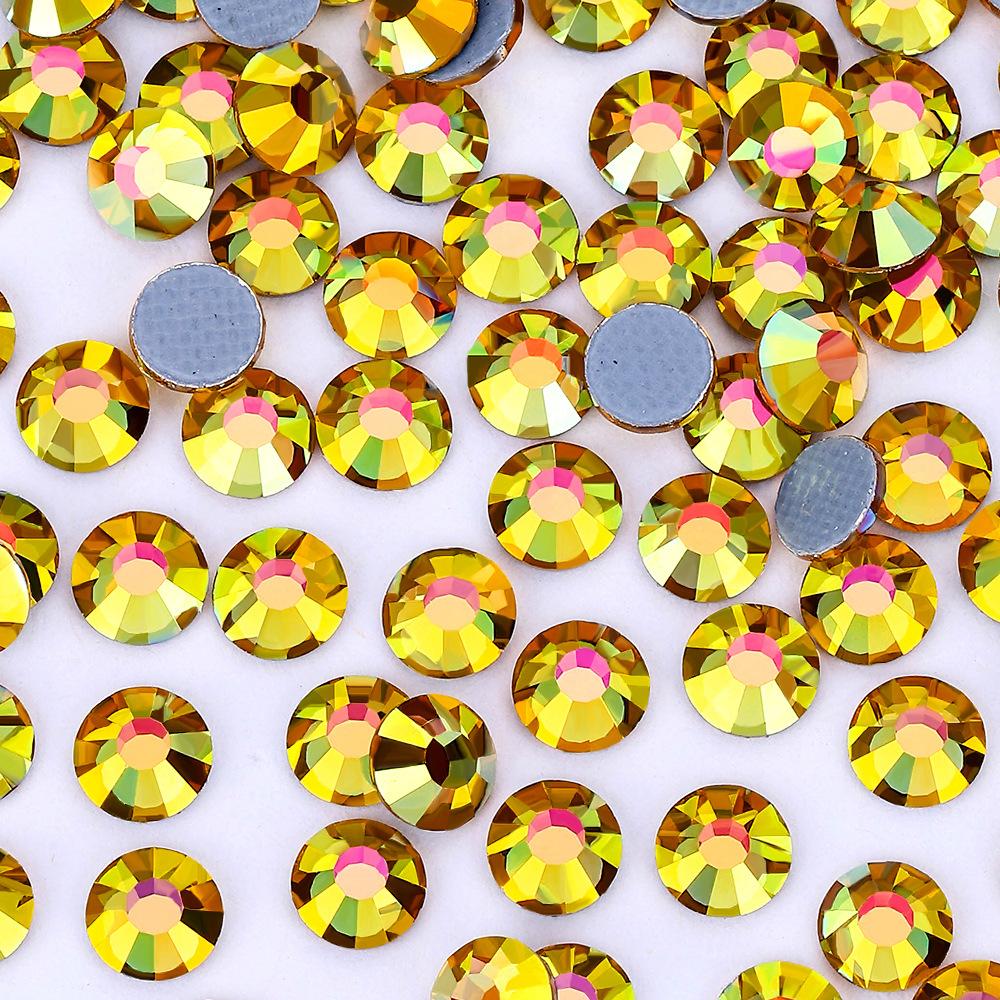 Phnom Penh Serie, Olympic Hot Diamond, Nail Art Diamant Glas Flachboden Strass Kleidung Zubehör Nagel DIY Kleidung Zubehör