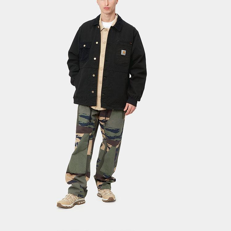 Carhartt WIP Medley Dearborn Canvas 12oz Jacket Black (Garment Dyed) Men Streetwear I030439-89-GD