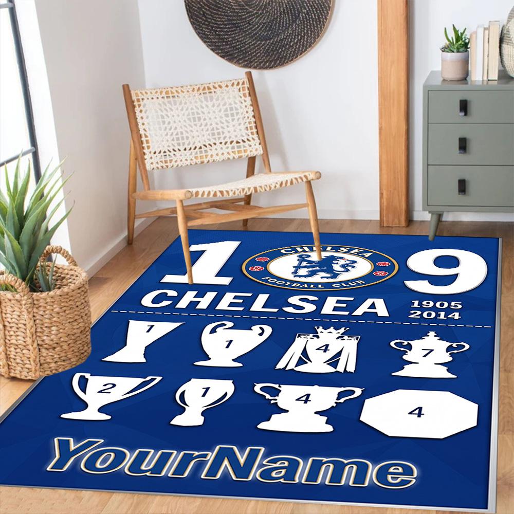 Chelsea Personalized Name Carpet Suitable for Foyer Bedrooms Playrooms Outdoor Anti-slip Rug Anime Office Decor Birthday/Christmas Gift