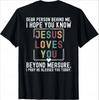 I Love Jesus T Shirt For Unisex Short Sleeved God Cross Religion Tshirt Church Christian Tshirt Fashion Street Tee Top Gift
