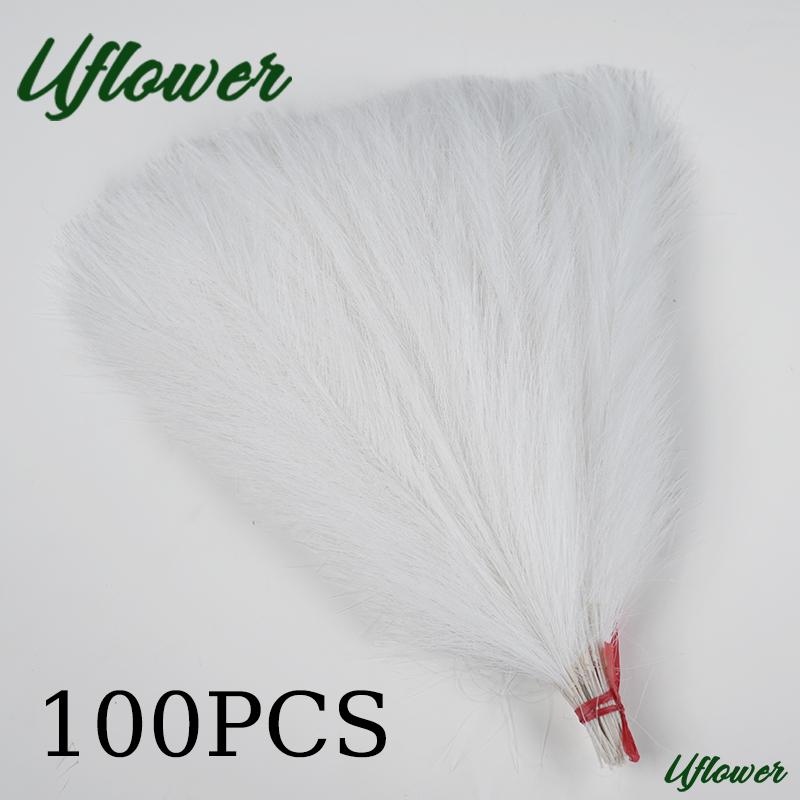 10/30/50/100PCS 42CM Artificial Fluffy Pampas Bohemian Grass Fake Plant Reed Wedding Home Party Decoration