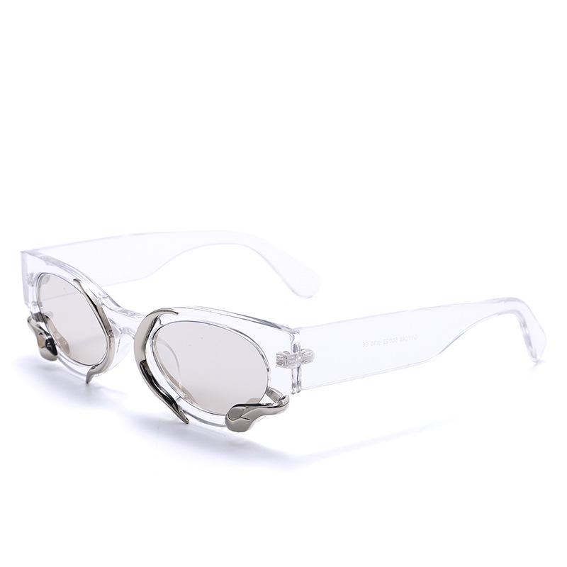 New jennie sunglasses Internet celebrity snake sunglasses women tide sunglasses