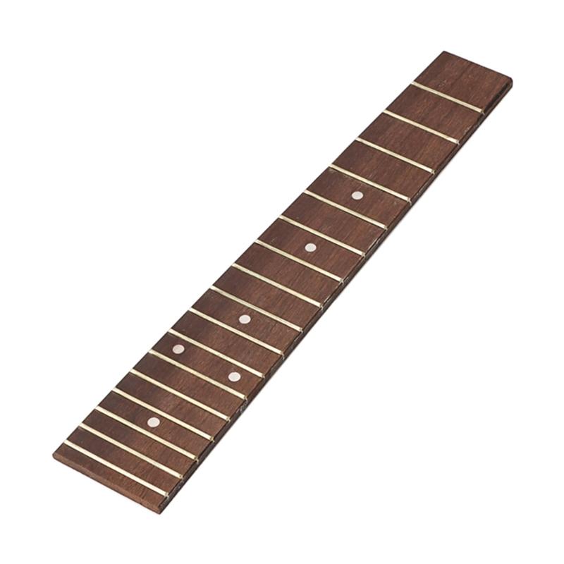 23 Inch 17 Fret Ukulele Accessory Ukulele Neck Rosewood Ukulele Fingerboard for Ukulele Guitar Bass Playing Accessories 1