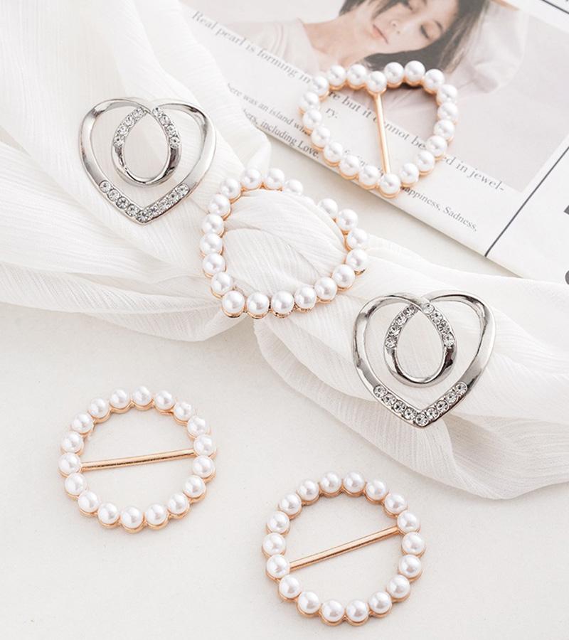 Broche géométrique pour femme, nœud d'angle, bouton, anneau, ourlet de chemise, t-shirt, écharpe, boucle, accessoires de décoration de vêtements