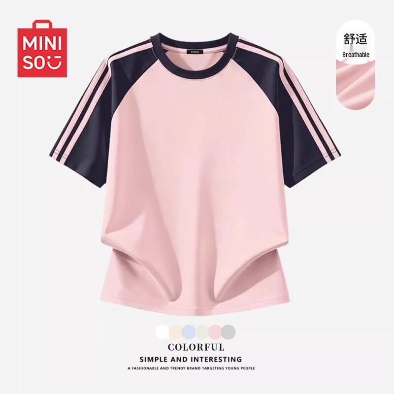 MINISO Women's Pure Cotton Short-Sleeve T-Shirt