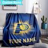 Custom Name Blanket Pacers Basketball Team  Blanket Bedding Blanket for Travel, Camping, Living Rooms, Offices, Sofas, Fan Christmas gift