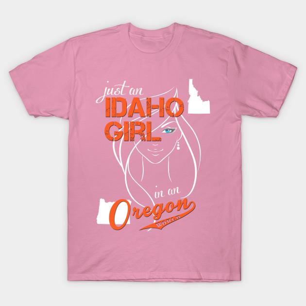 T Shirt Women Idaho Oregon Harajuku Print Kawaii Tshirt Summer Short Sleeve Female T-Shirt Top Tee
