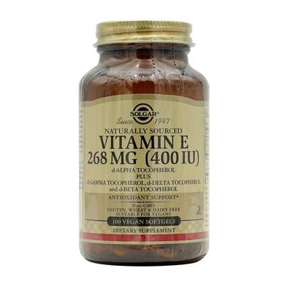 Vitamine E Source Naturelle 400 UI, 100 Gélules Végétaliennes