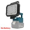 Cordless LED Work Light for Makita 18V Li-ion Battery FloodLight With 1 USB Portable LED Flashlight for Construction Work Light