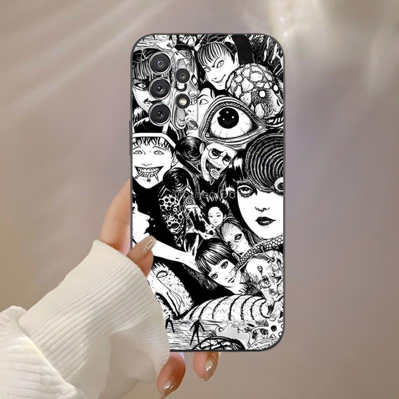 Scary Face Eyes Phone Case For Samsung A53 A52 A13 A73 A32 A51 A23 A22 A12 A02s A20e A40 A50 A21 A72 A70 Cover