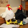 Plush Realistic Rooster Doll Pillow - Cute Chick Figure Gift for Kids
