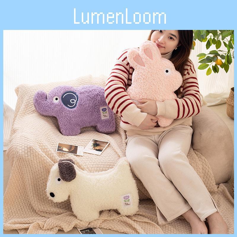 Rabbit Elephant Adorable Dog Stuffed Cushion For Bedroom Sofa Decor Toy Plush
