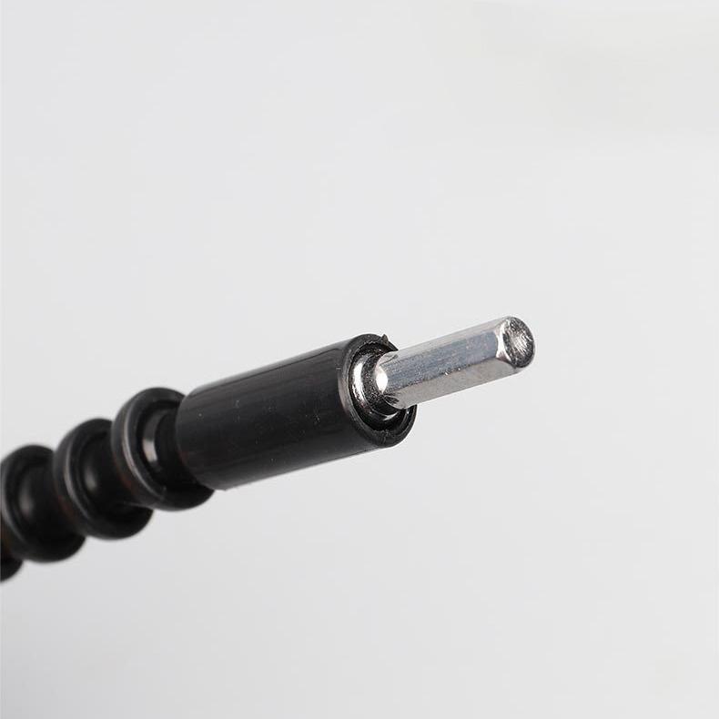 Flexible Drill Extension 300mm Bending Adapter Geometric Shaft Connector for Electric Drill Accessories Black