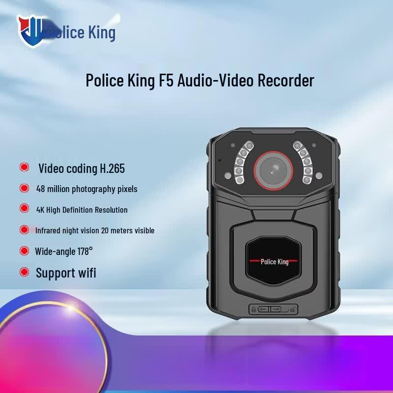 CPW F5 4K Wi-Fi Law Enforcement Body Camera (CN version)