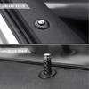 BELOMI 4 Pcs Car Door Lock Knobs, Carbon Fiber Auto Door Lock Pin Covers, Decorative Cover for Car Rod Bolt, Door Pull Pins Decor, Universal Vehicle