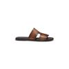 Boss Leather Slide Cutout Detail Medium Brown  50539243214 