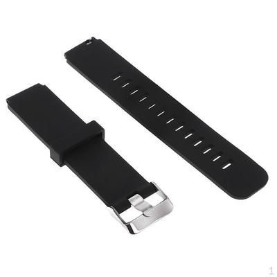 Armbanduhr-Armband aus Vollgummi-Silikon mit Ersatz 18/22mm