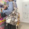 Three-Dimensional Cartoon Backpack for Junior High School Students Lightweight Schoolbag Printed Small Backpack