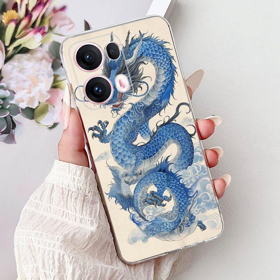 For OPPO Reno13 Pro 5G Case CPH2697 Fashion Flower Butterfly Soft Silicone Phone Cover For OPPO Reno 13 CPH2689 Reno13Pro Bumper