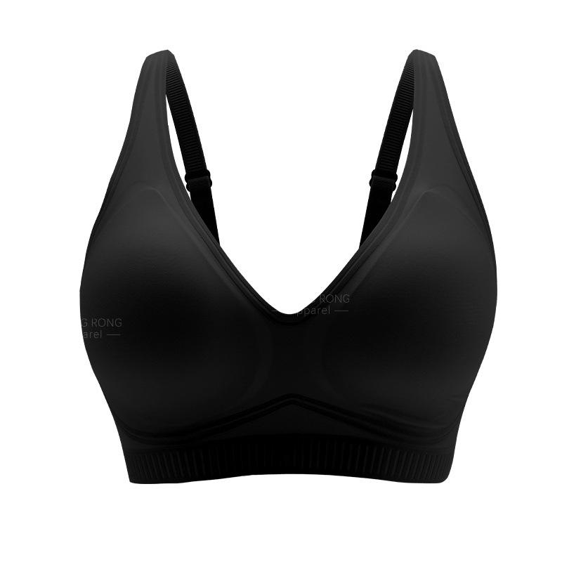 

High-quality jelly glue velvet splicing women s small breasts are gathered and closed, and the secondary breasts are supported on the top. No steel S чёрный