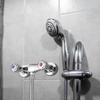 Bathroom Double Shower Faucet Bathtub Faucet Hot and Cold Double Handle Double Control Wall Mounted Water Mixing Valve