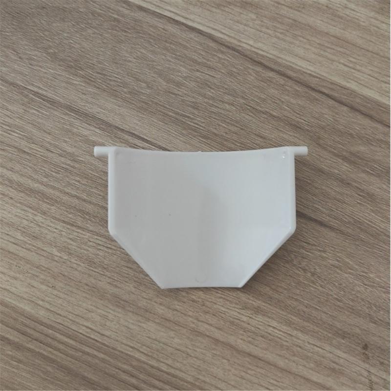 Drain Guide Tray for Washer Area 2 Piece PE Plastic Funnel Tray Set with Square Form and Curved Water Channel for Laundry Room Drain Use