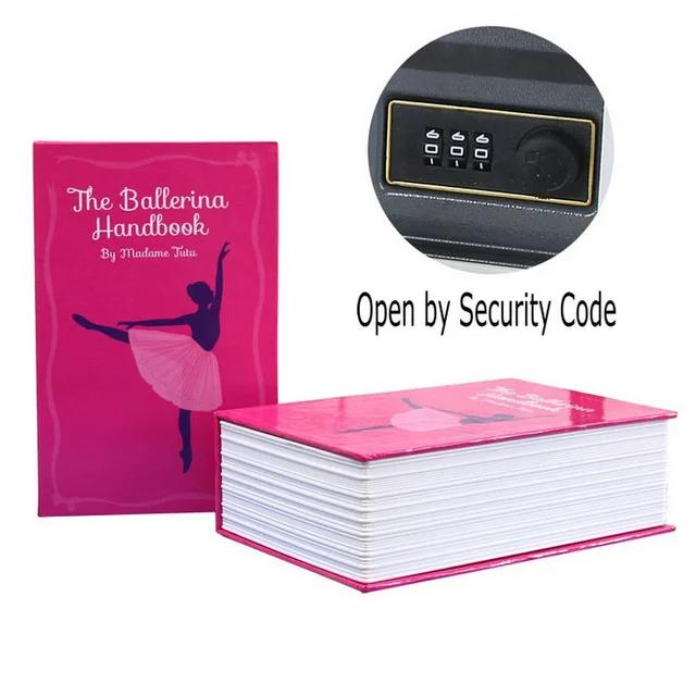 Cassaforte Domestica Alta Qualità Libro Segreto Cassaforte Nascosta Salvadanaio Salvadanaio Salvadanaio Contenitore per Contanti Scatola per Soldi Metallo Acciaio Simulazione Libri Classici