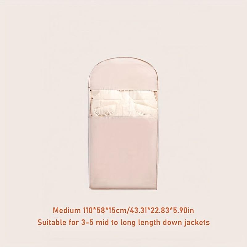 High-Quality Space-Saving Self-Compressing Hanging Storage Bag - Side Opening Design, Durable Fabric Garment Organizer with Up To 40% Compression Rate